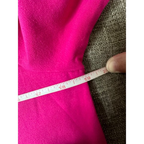 American Sweetheart V-Neck Long Sleeve Top Medium Pink Womens Shirt - Picture 6 of 7